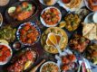 A table set with punjabi indian food