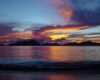 diving in el nido philippines beautiful sunset