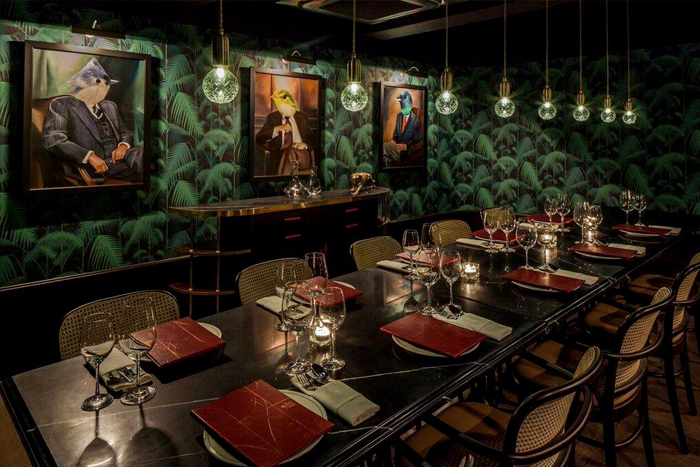 black swan private dining room