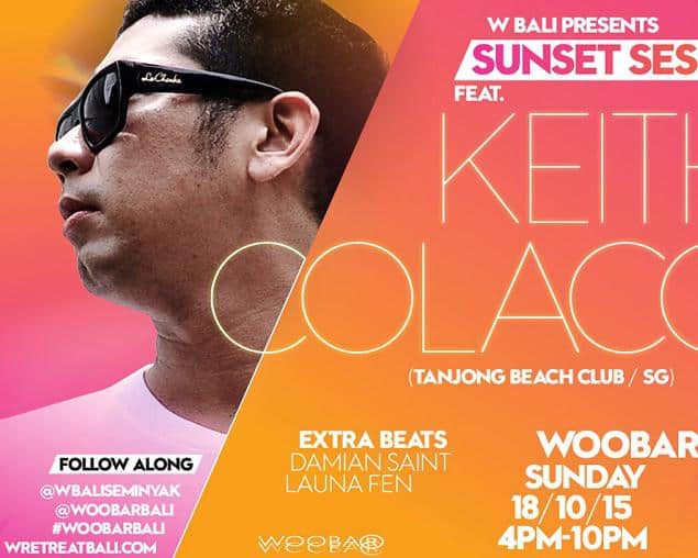 W BALI PRESENTS SUNSET SESSION FEAT. KEITH COLACO