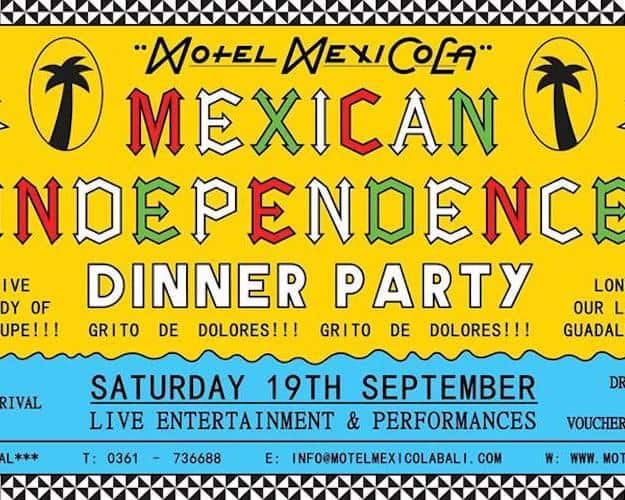 MEXICAN INDEPENDENCE DINNER PARTY