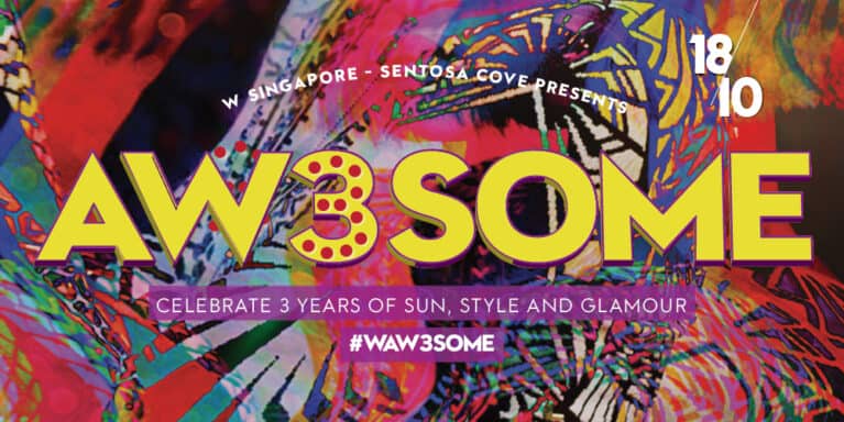 AW3SOME – A Pool Party at W Singapore