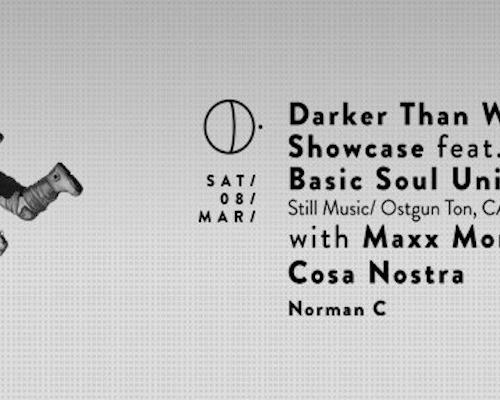 Darker Than Wax showcase feat. Basic Soul Unit with Maxx Mortimer & Cosa Nostra