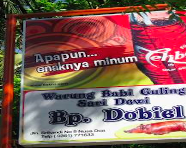 Warung Babi Guling Sari Dewi Bp. Dobiel