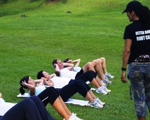Kick yourself back into shape at Boot Camp. Yes Sir!