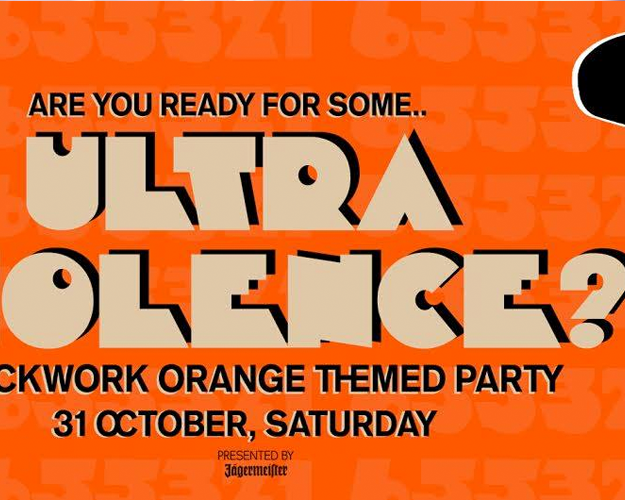 ULTRA VIOLENCE – A Clockwork Orange Halloween Party