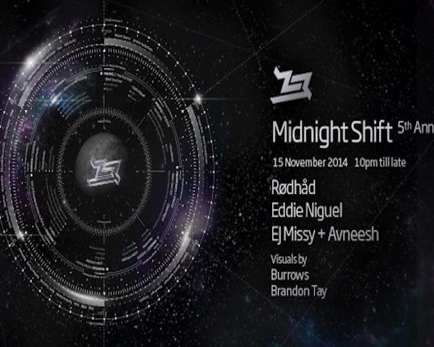 Midnight Shift 5th Anniversary feat. Rødhåd, Eddie Niguel + LOOP