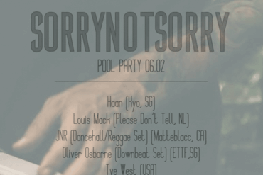 SORRYNOTSORRY Pool Party