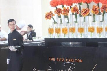 Entrance at Superbrunch at Ritz Carlton Hotel Singapore