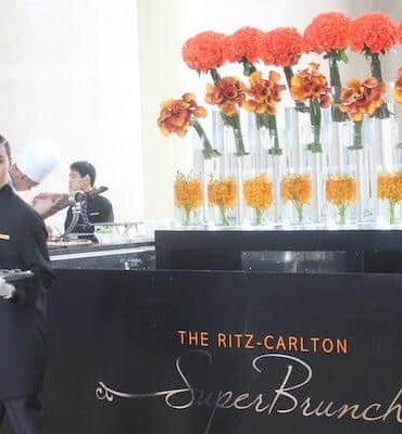 Entrance at Superbrunch at Ritz Carlton Hotel Singapore