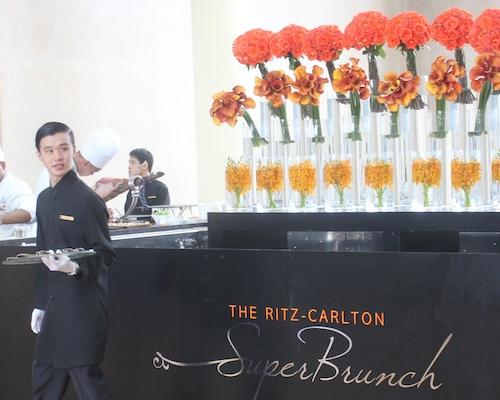 Entrance at Superbrunch at Ritz Carlton Hotel Singapore