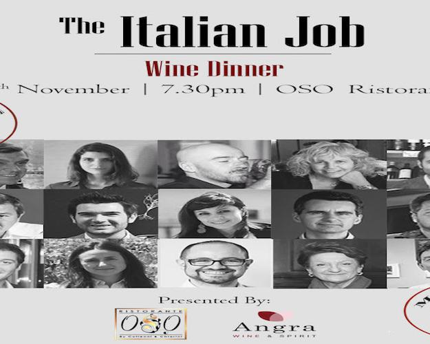 The Italian Job – Wine Dinner