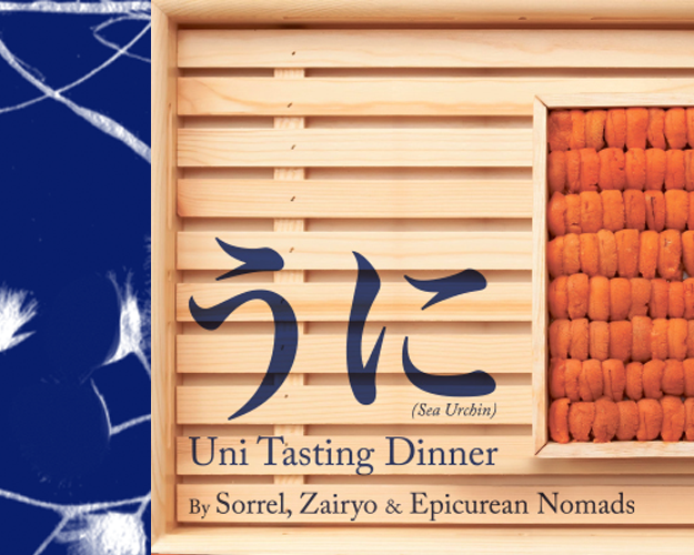 An Uni and Sake Tasting Dinner with Sorrel