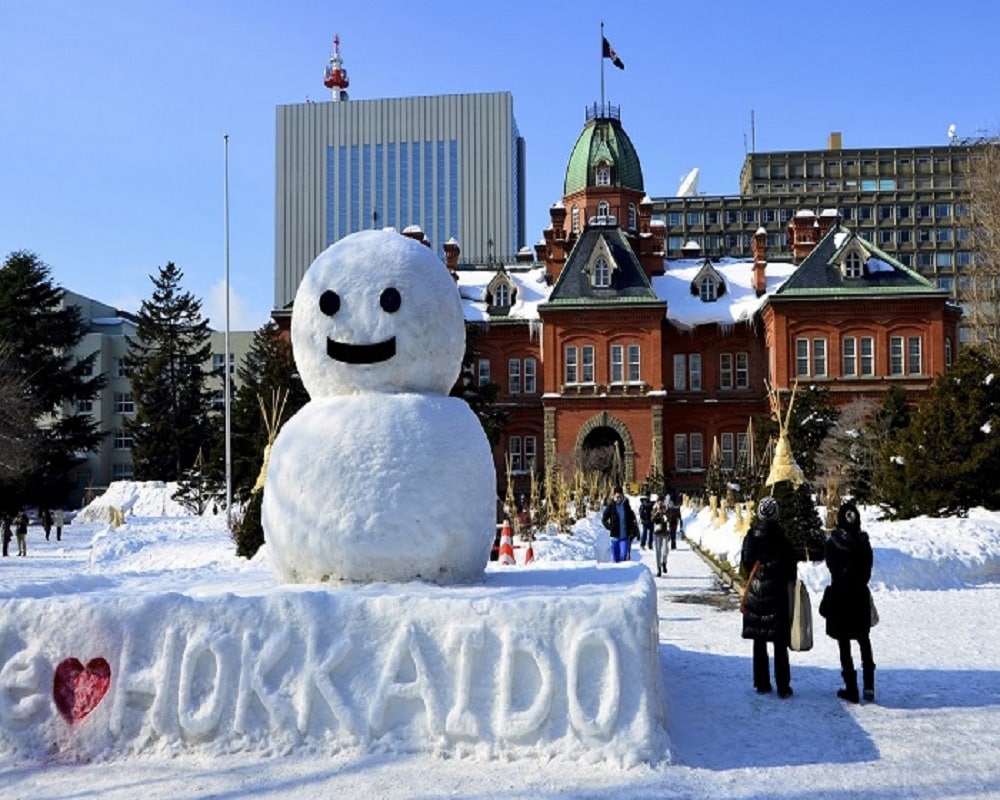 Hokkaido snowman winter in hokkaido itinerary japan