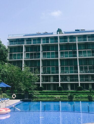 exterior of angsana suites