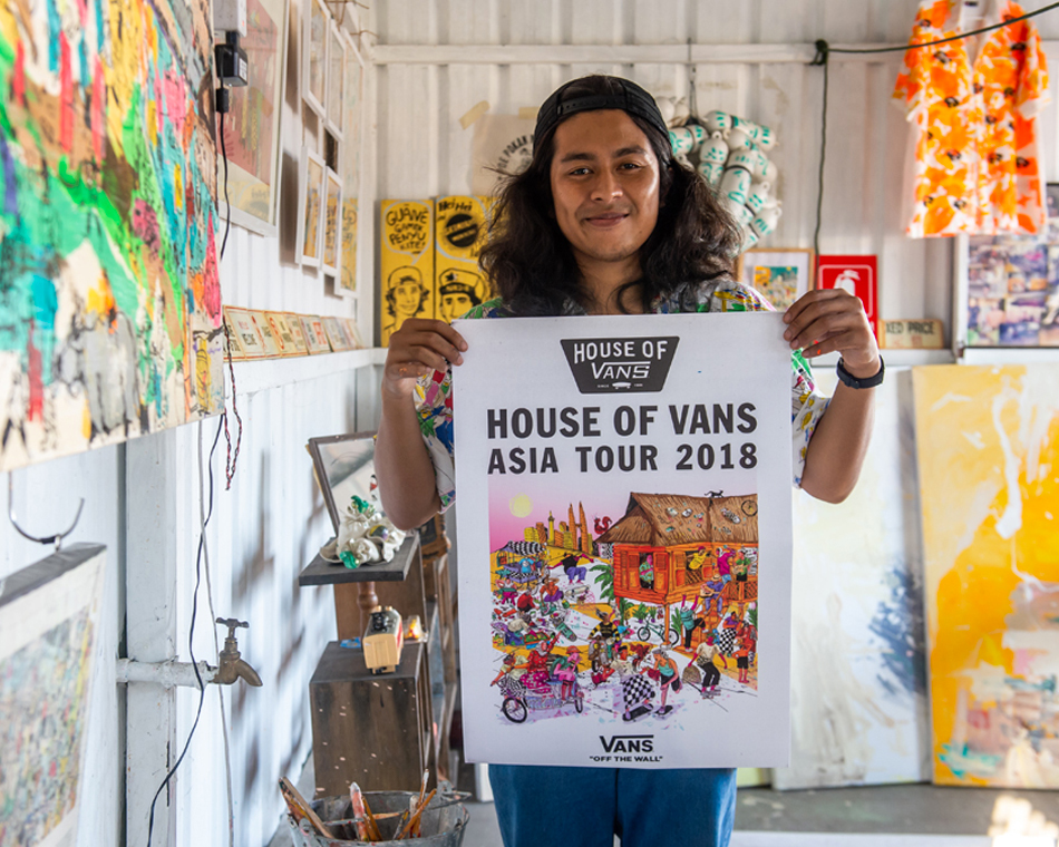 Artist Interview: Malaysia’s Kide Baharudin Talks Partnership With Vans For ‘2018 House of Vans Asia Tour’