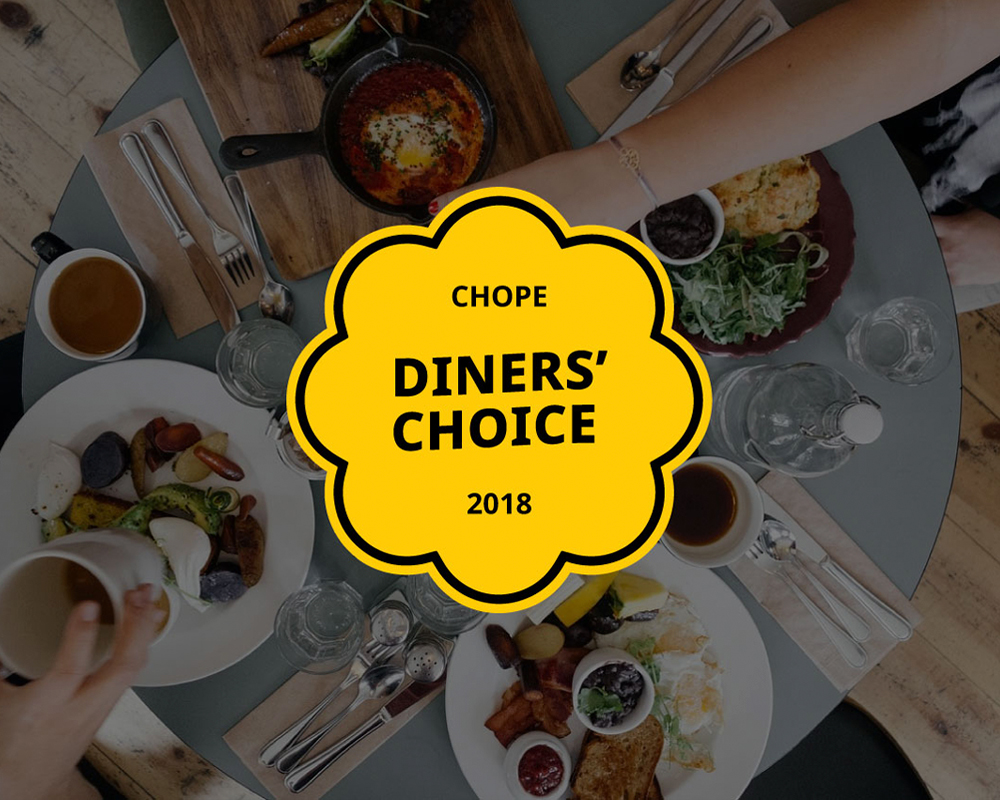 Chope Diners’ Choice 2018: Vote For Your Favourite Restaurants, Bars, and Cafes And Receive Perks