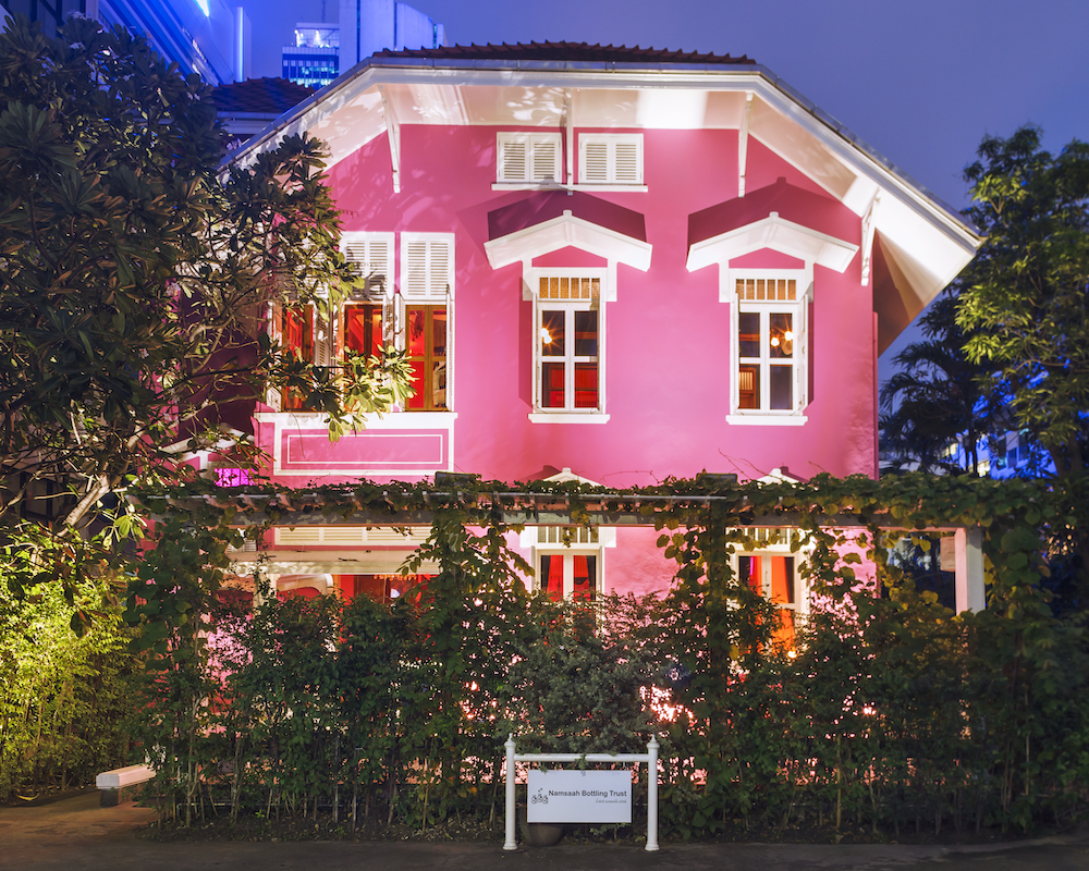 Restaurant Review: Namsaah Bottling Trust Serves Asian Comfort Food in a Bright Pink Colonial House