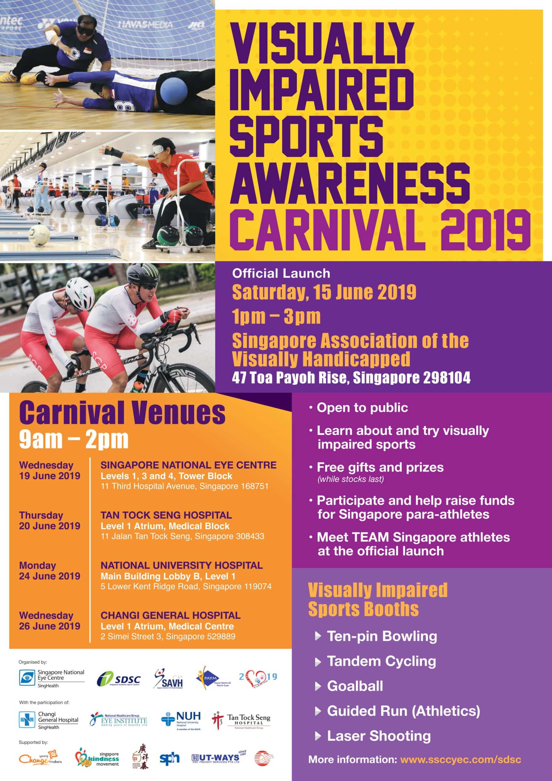 Visually Impaired Sports Awareness Carnival 2019 City Nomads