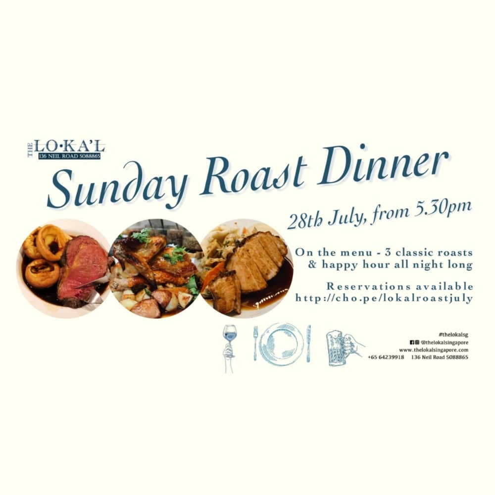 The Lokal Sunday Roast Dinner City Nomads