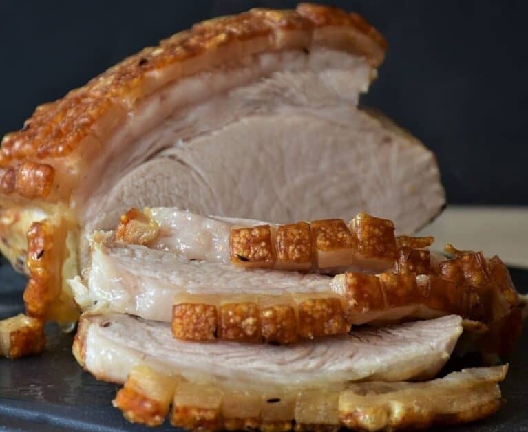 Lockdown Cookup: Tom Aikens’ Roast Pork Belly is Crackly Goodness For A Weeknight Dinner