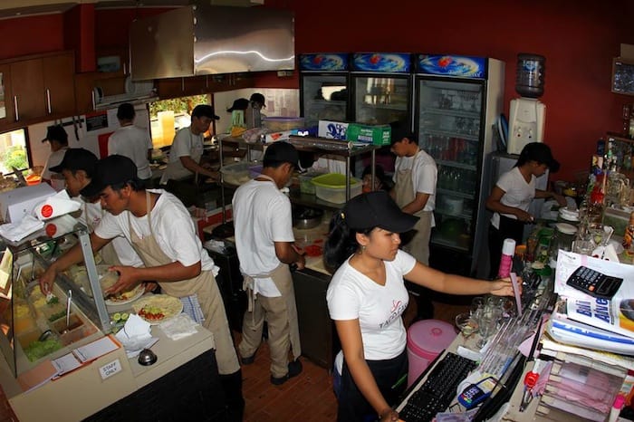 Taco Casa's service staff