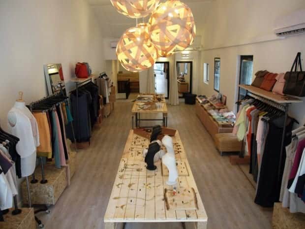 The inside of Threabare & Squirrel boutique in the Arab Quarter Singapore