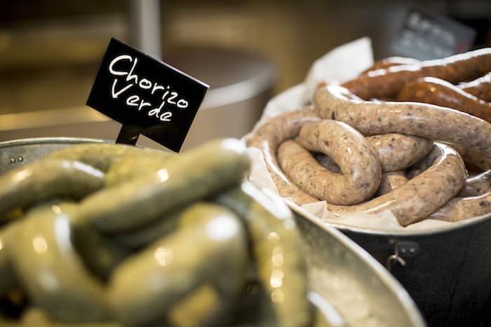 House-made Sausages at Seasonal Tastes' Lazy Lunch