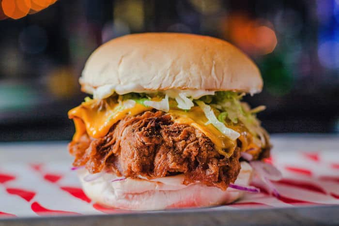 Meatliquor Singapore review - Dirty Chicken Burger