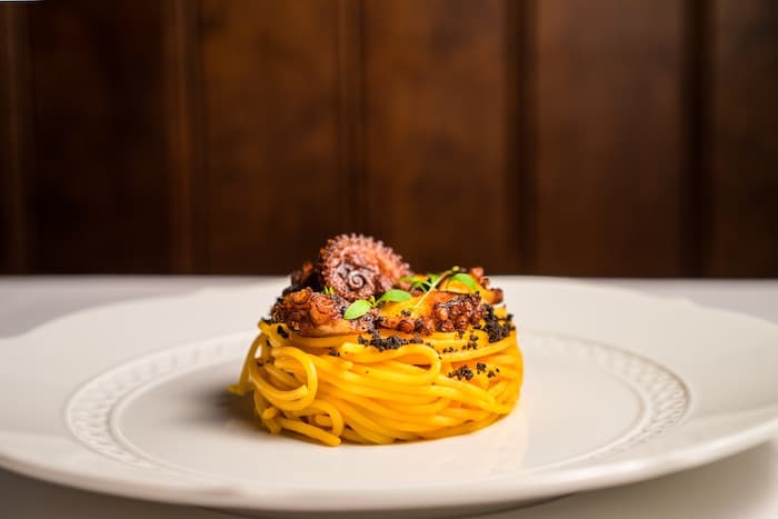 new restaurants and bars in Singapore June 2015 - Osteria Art's Spaghetti with Crab & Nduja