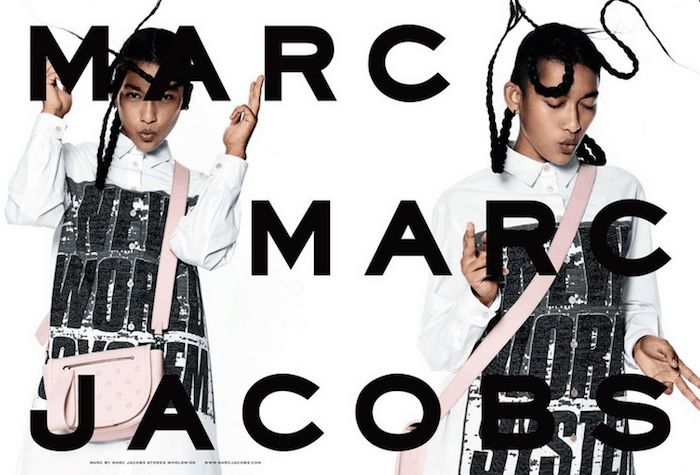 Nadia's campaign shots for Marc by Marc Jacobs F/W'15
