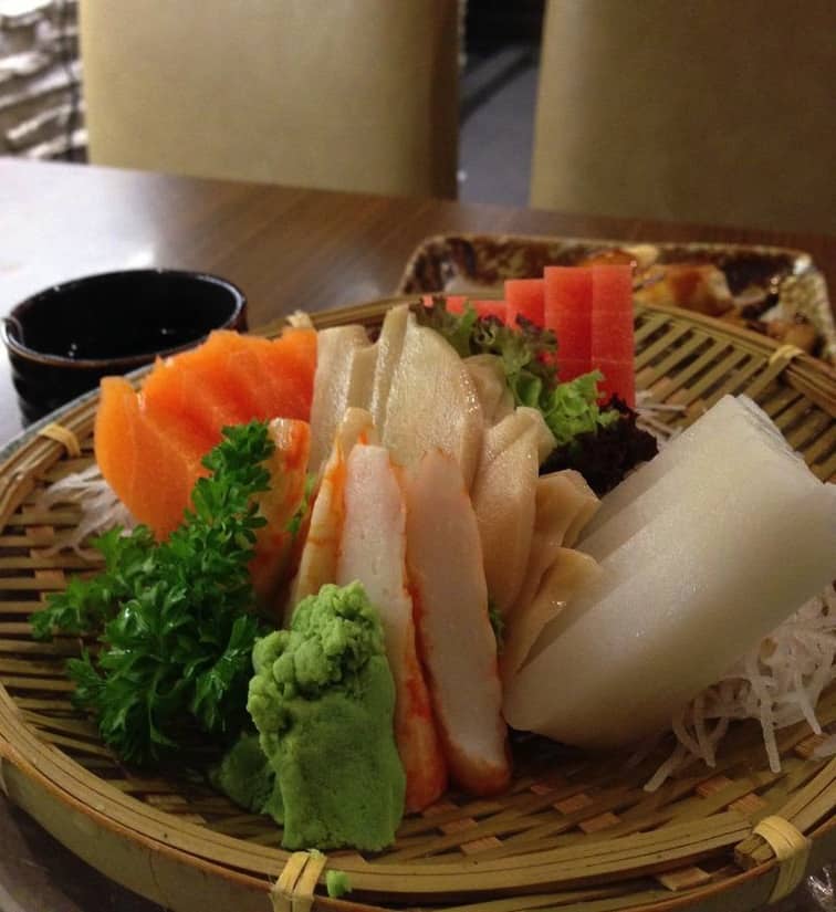 Vegetarian sashimi at Teng Bespoke Japanese Vegetarian Dining Singapore