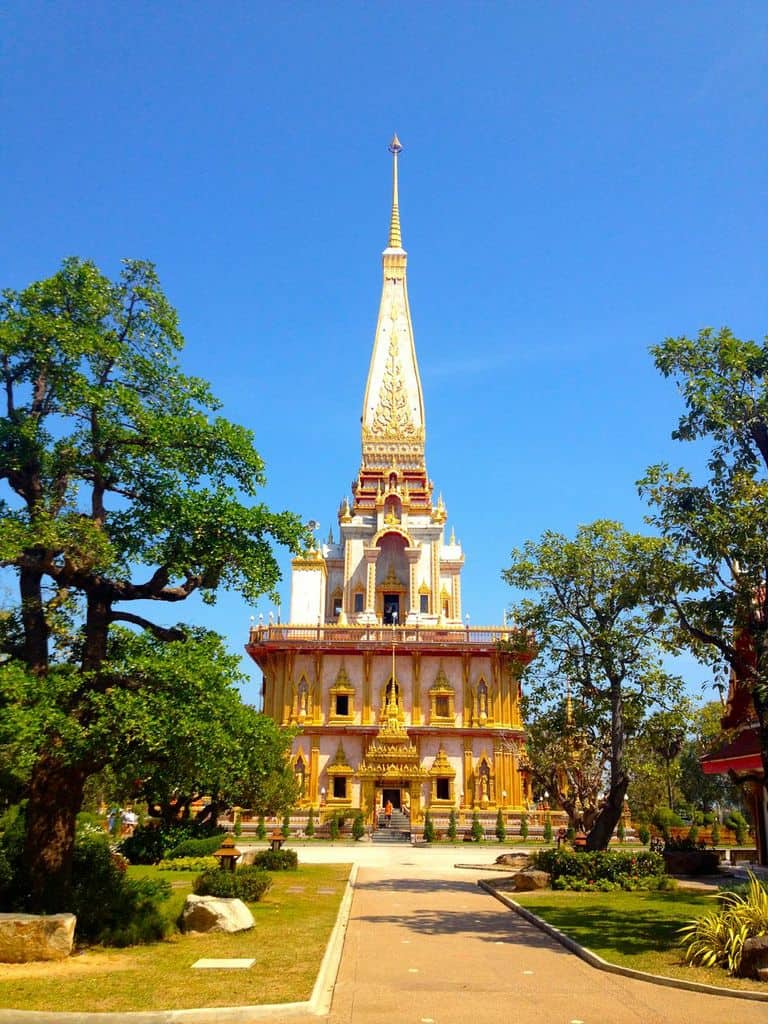 Wat Chalong Buddhist Temple Phuket Thailand