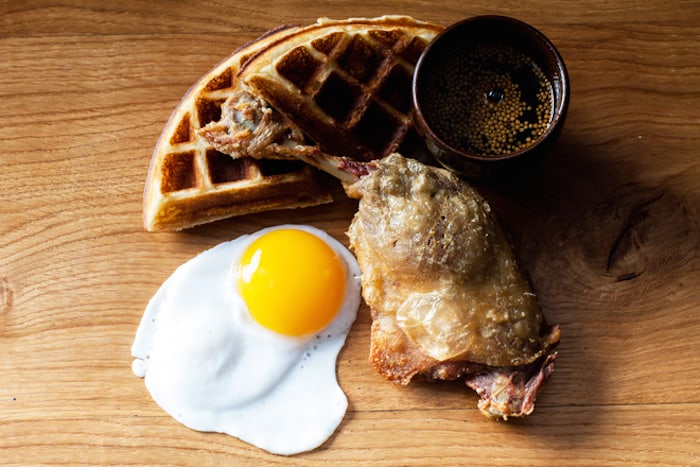 Duck and Waffle's signature dish