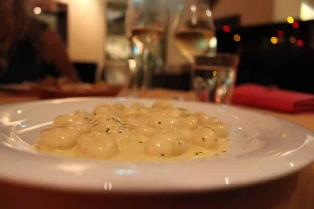 Gnocchi at etna italian restaurant singapore