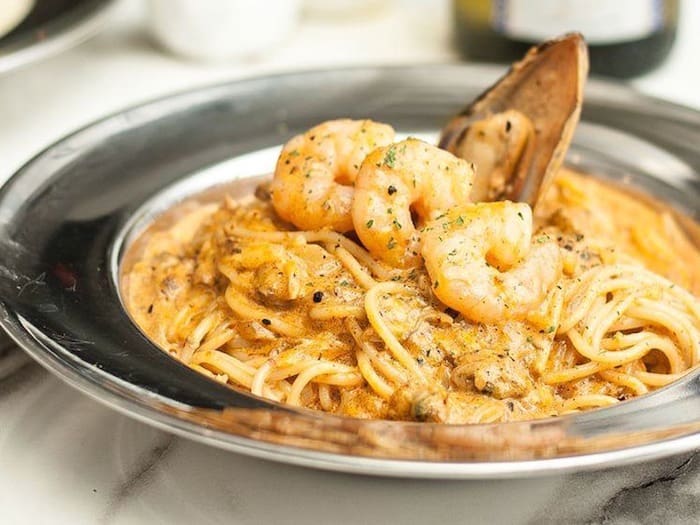 Best seafood dishes in Singapore - 49 Seats' Tom Yam Pasta