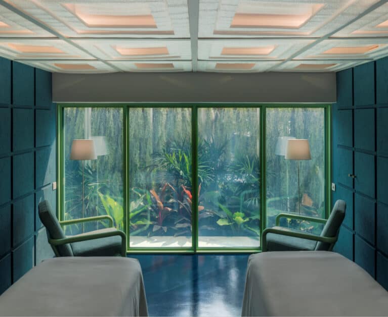 Designs On Asia: Infinity Wellbeing, A Spa Haven of Mint Greens and Tropical Greenery in Bangkok