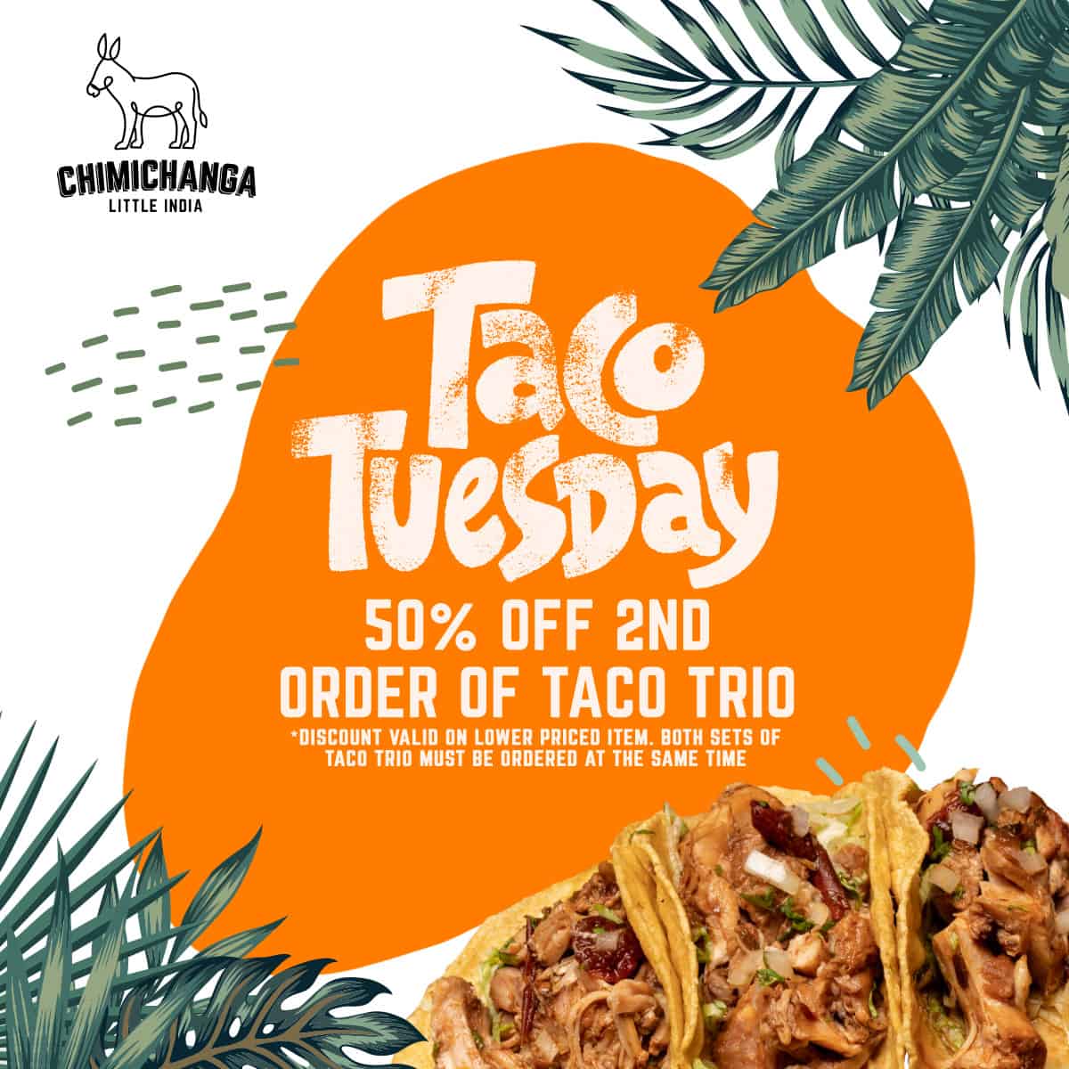 Taco Tuesday with Chimichanga Little India City Nomads