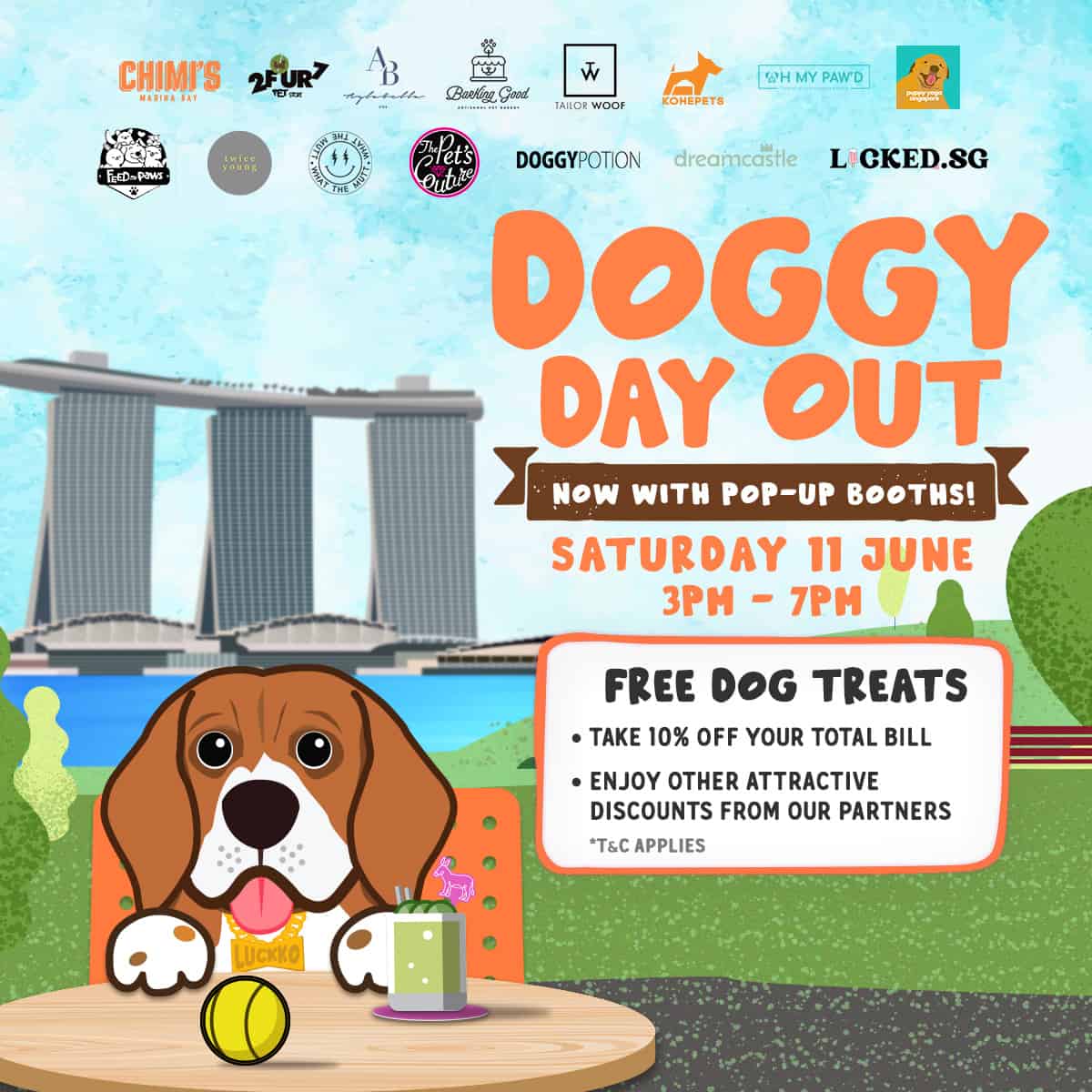 Doggy Day Out Now with popup booths City Nomads