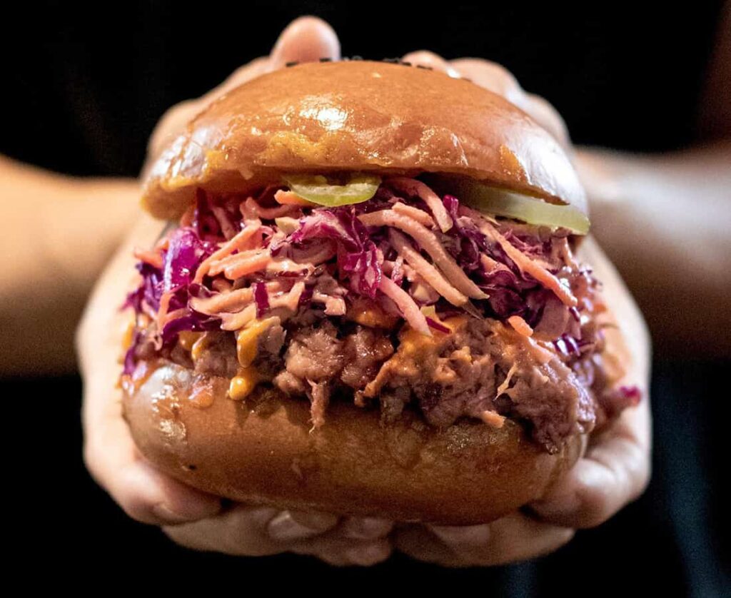 Sanger burger from Burnt Ends