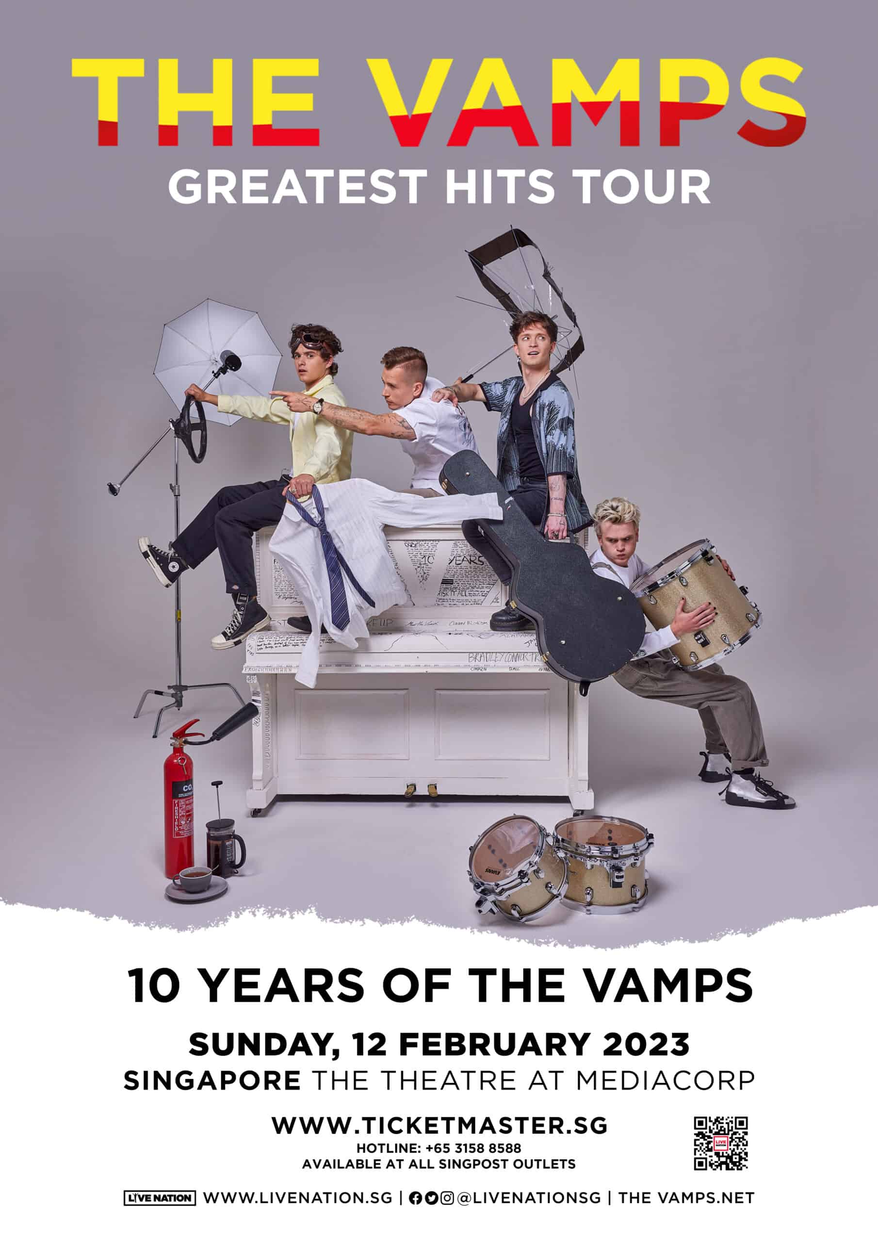 the vamps greatest hits tour setlist