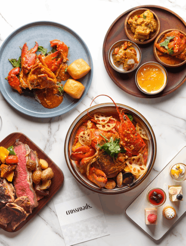 crossroads dinner buffet at singapore marriott tang plaza