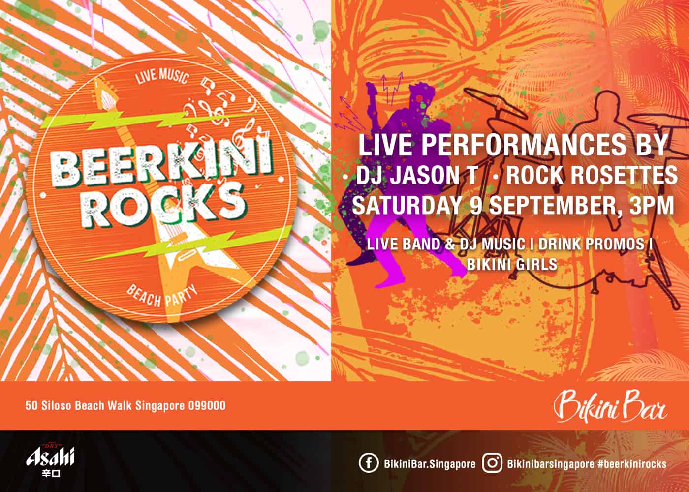 Beerkini Rocks at Bikini Bar, Sentosa City Nomads