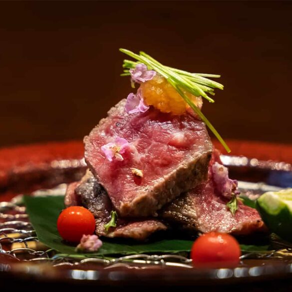 Fat Cow - Wagyu Omakase - Wara Smoke Wagyu Sashimi_1
