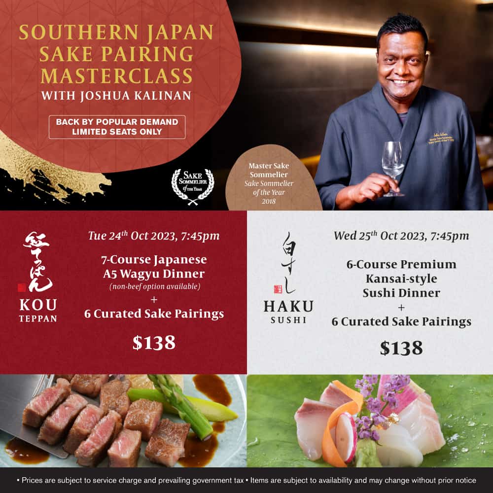 Southern Japan Sake Pairing Masterclass at Haku Sushi - City Nomads