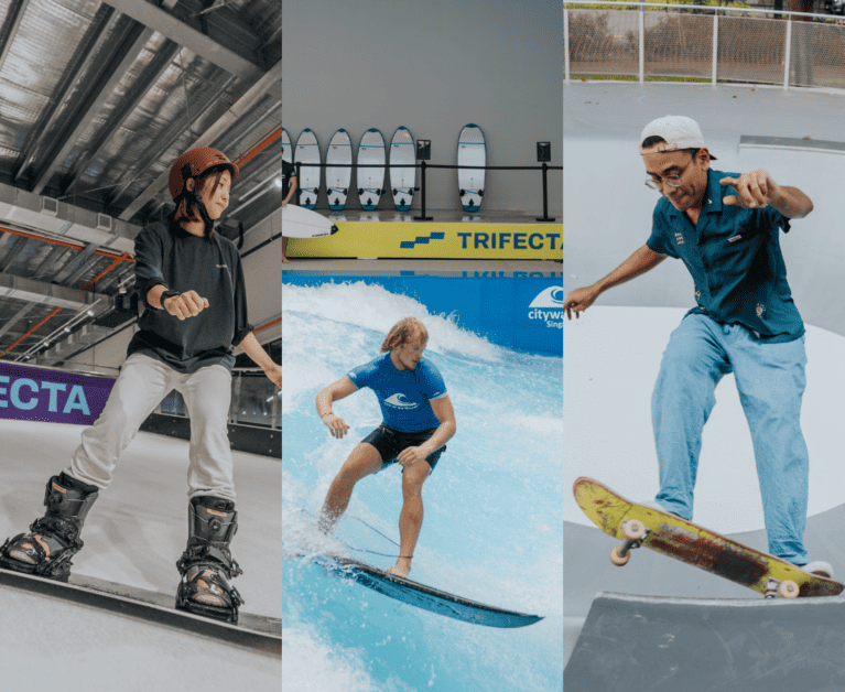 TRIFECTA: Asia’s First Surf-Skate-Snow Destination In Orchard Road, Singapore