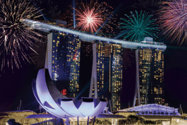 Marina Bay Sands Singapore new years eve party