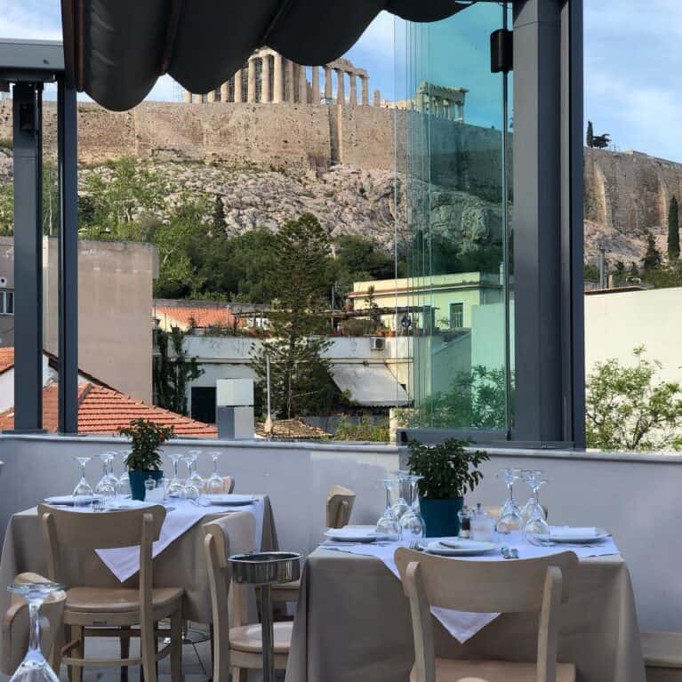 Strofi Athenian Restaurant. Greece