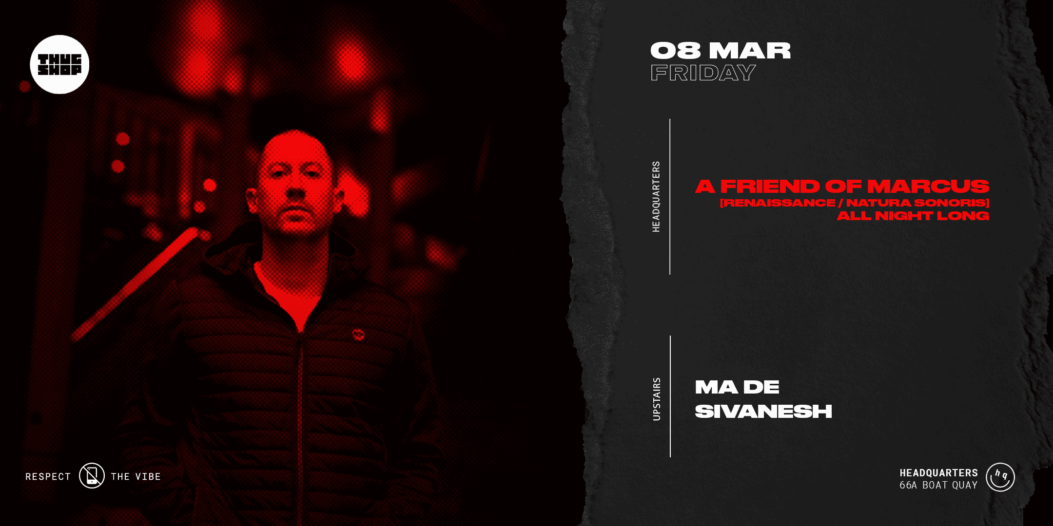 Presents All Night Long with A FRIEND OF MARCUS [RENAISSANCE / NATURA SONORIS] City