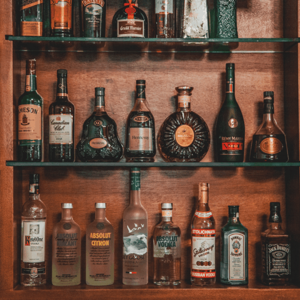 spirit bottles